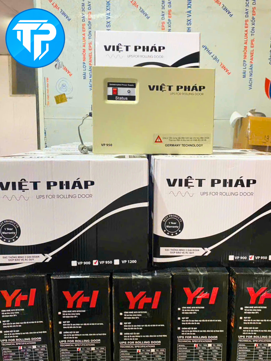 Thiết bị bình lưu điện cửa cuốn Việt Pháp